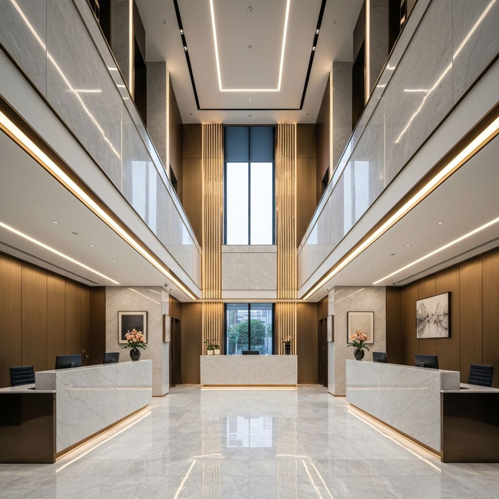 Corporate office lobby